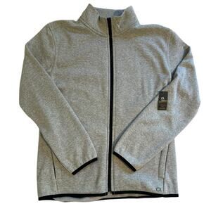 NWT Gap Fit Cozy Full Zip Jacket Gray XXL 14-16